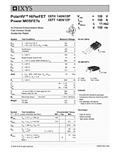 DataSheet IXFH140N10P pdf